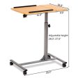 Adjustable Laptop Desk With Stand Holder And Wheels For Sale