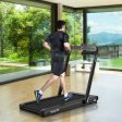 4.75HP 2 In 1 Folding Treadmill with Remote APP Control-Black Online now