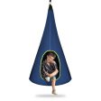 40 Inch Kids Nest Swing Chair Hanging Hammock Seat for Indoor Outdoor-Blue Fashion