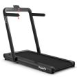 4.75HP 2 In 1 Folding Treadmill with Remote APP Control-Black Online now