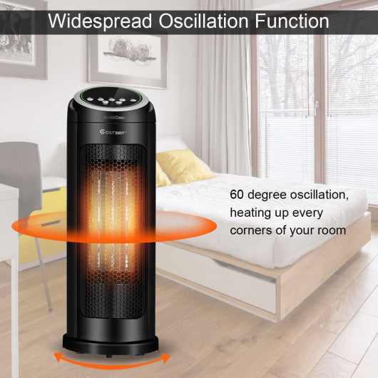 1500 W LED Portable Oscillating PTC Ceramic Space Heater on Sale