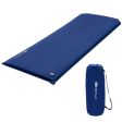 Self-inflating Lightweight Folding Foam Sleeping Cot with Storage bag-Blue For Cheap