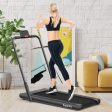 2-in-1 Folding Treadmill with Remote Control and LED Display-Black Online Hot Sale