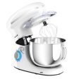 6.3 Quart Tilt-Head Food Stand Mixer 6 Speed 660W-White For Cheap