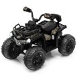 12V Kids Ride On ATV 4 Wheeler with MP3 and Headlights-Black Supply