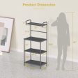 4-Tier Baker€™s Rack Stand Shelves Kitchen Storage Rack Organizer For Discount