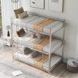 Silver Twin Over Twin Over Twin Traditional Bunk Bed Hot on Sale