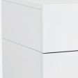 21  White Two Drawers Nightstand Supply