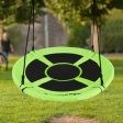 40 Inch Flying Saucer Tree Swing Indoor Outdoor Play Set-Green Online