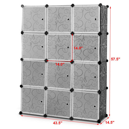 DIY 12 Cube Portable Closet Storage Organizer on Sale