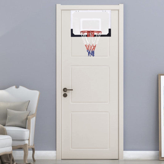 Over-The-Door Mini Basketball Hoop Includes Basketball and 2 Nets Fashion