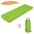 Self Inflating Folding Camping Sleeping Mattress with Carrying Bag-Green For Sale