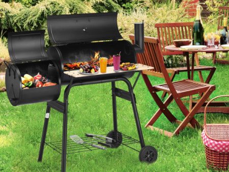 Outdoor BBQ Grill Barbecue Pit Patio Cooker Supply