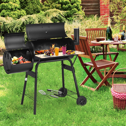 Outdoor BBQ Grill Barbecue Pit Patio Cooker Supply