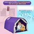 Kids Galaxy Starry Sky Dream Portable Play Tent with Double Net Curtain-Purple Fashion