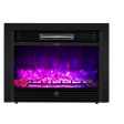 28.5 Inch Electric Fireplace Recessed with 3 Flame Colors Cheap