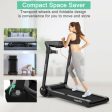 3HP Electric Folding Treadmill with Bluetooth Speaker-Silver Cheap