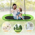 60 Inch Saucer Surf Outdoor Adjustable Swing Set-Green Discount