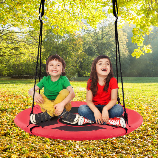 2-in-1 40 Inch Kids Hanging Chair Detachable Swing Tent Set-Orange For Sale