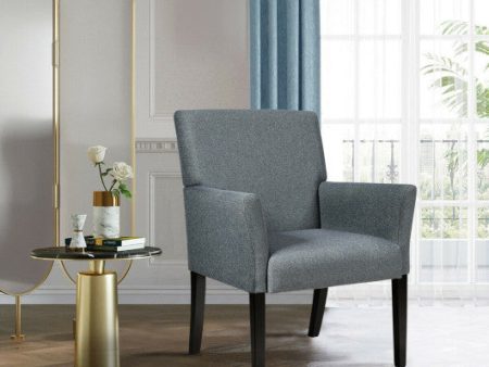 Executive Guest Chair Reception Waiting Room Arm Chair-Gray Online