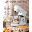 7.5 Qt Tilt-Head Stand Mixer with Dough Hook-White Hot on Sale