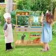 Outdoor Kids Mud Kitchen with Faucet and Water Box on Sale