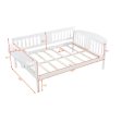 White Wood Full Bed Frame Cheap