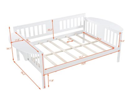 White Wood Full Bed Frame Cheap