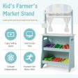 Kid s Farmers Market Stand-Blue Supply