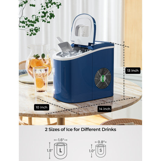 Mini Portable Compact Electric Ice Maker Machine-Navy For Cheap