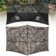 2-Panel Hunting Ground Blind Pop Up Fence with 3 Shoot Through Ports Cheap