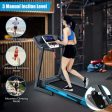 2.25 HP Folding Electric Motorized Power Treadmill Machine with LCD Display Online Hot Sale