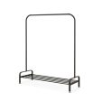 Heavy Duty Clothes Stand Rack with Top Rod and Lower Storage Shelf Hot on Sale