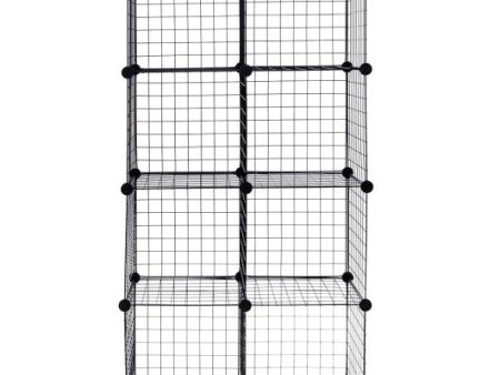 DIY 8 Cube Grid Wire Cube Shelves For Discount