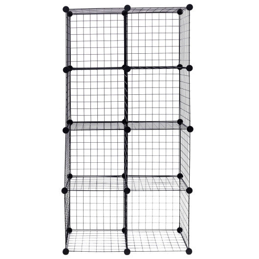 DIY 8 Cube Grid Wire Cube Shelves For Discount