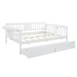 White Wood Full Bed Frame Sale