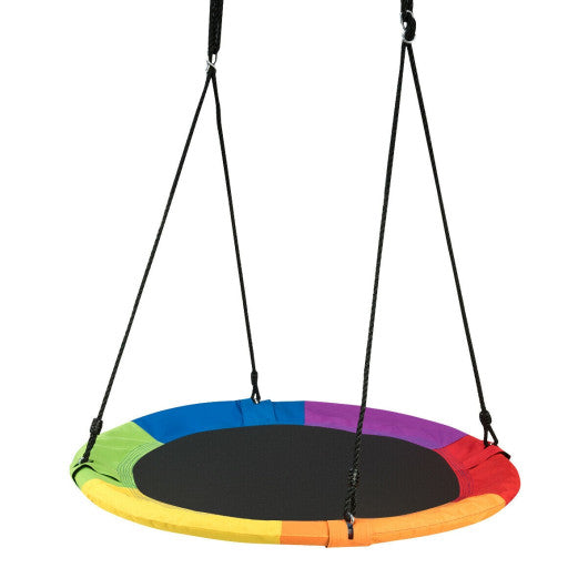 40 Inch Flying Saucer Tree Swing Outdoor Play for Kids Sale