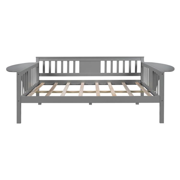 Gray Wood Full Bed Frame Sale