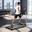 Folding Treadmill with 12 Preset Programs and LCD Display-Black Online Sale