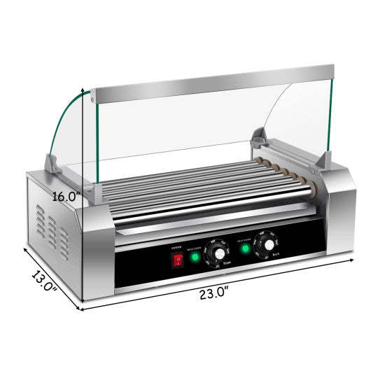 18 Hot Dog 7 Roller Grill Commercial Cooker Hot on Sale