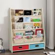 Kids Book and Toys Organizer Shelves-Beige Online Hot Sale