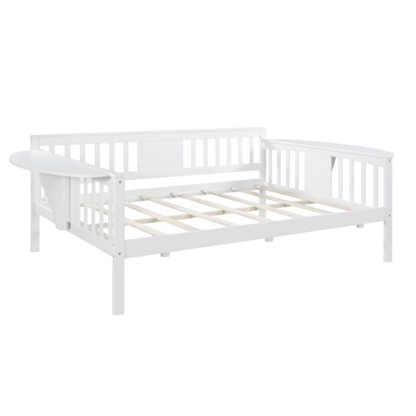 White Wood Full Bed Frame Cheap