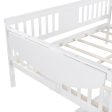 White Wood Full Bed Frame Sale