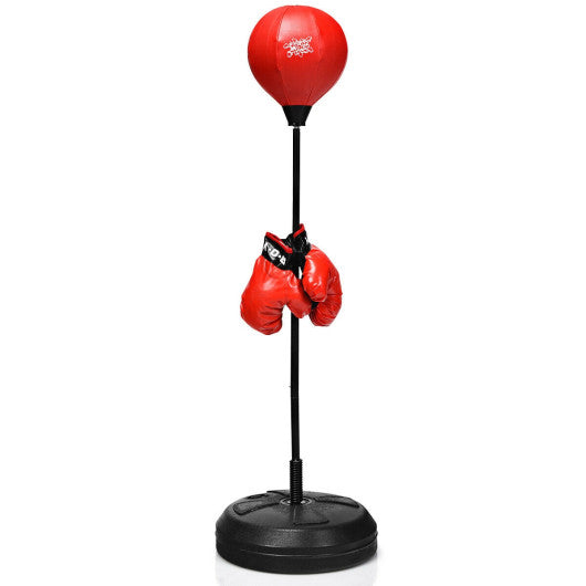 Adjustable Height Punching Bag with Stand Plus Boxing Gloves for Both Adults and Kids Online Hot Sale