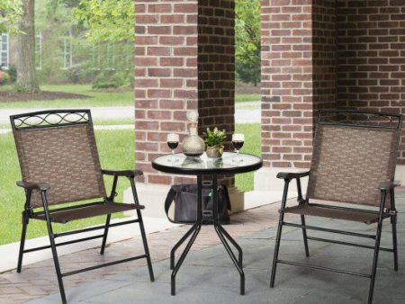 Patio Dining Set with Patio Folding Chairs and Table Cheap