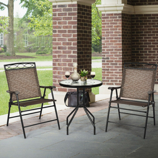 Patio Dining Set with Patio Folding Chairs and Table Cheap