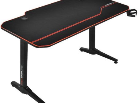 55 Inch Gaming Desk with Free Mouse Pad with Carbon Fiber Surface Online