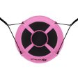 40 Inch Flying Saucer Tree Swing Indoor Outdoor Play Set-Pink Hot on Sale