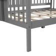 Gray Wood Full Bed Frame Sale