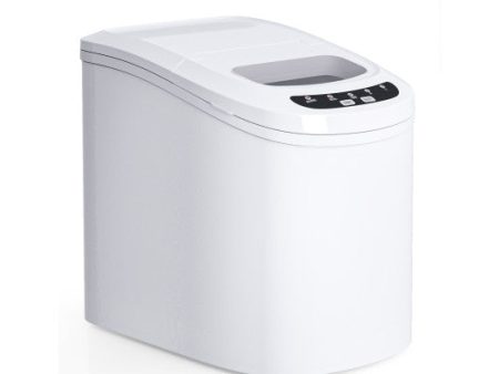 Mini Portable Compact Electric Ice Maker Machine-White Discount